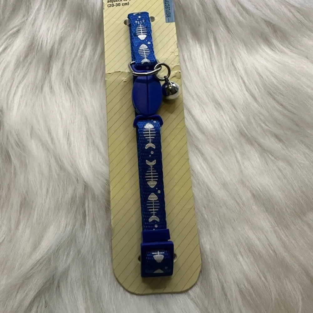 🩷5/$10 Bond & Co Reflective Blue Cat Collar